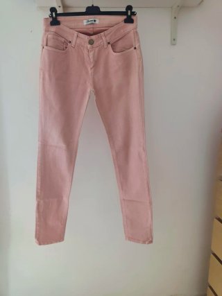 Pantaloni donna rosa Almanegra