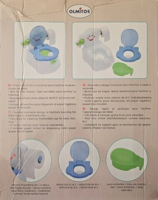 Orinal infantil Olmitos multifunción con diseño