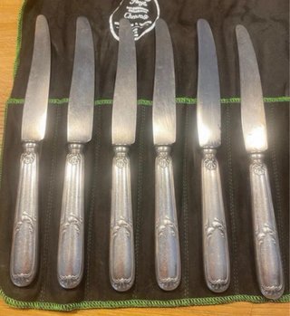 Set 7 forchette in metallo argentato