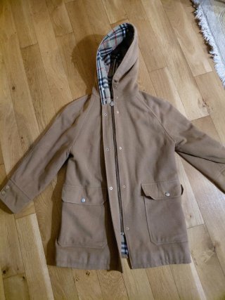 Chaqueta Burberry Lana Virgen Beige