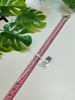 Pulsera Pandora Corazón Plata 925 18cm