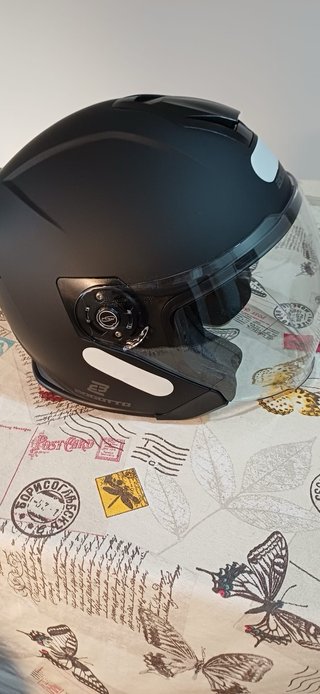 Casco Jet Bogotto Negro Mate