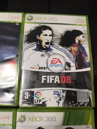 Xbox 360 FIFA 08, 09, 12 y Euro 2008