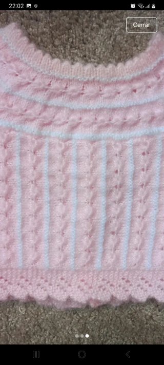 Jersey de bebé hecho a mano