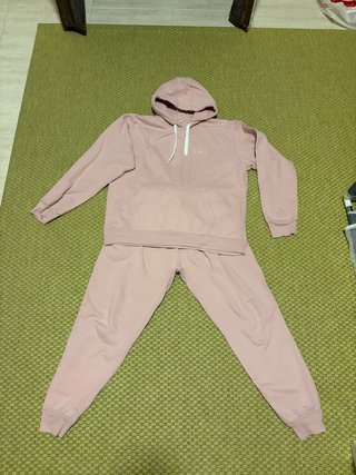 Conjunto Sudadera y Pantalón Rosa Mujer
