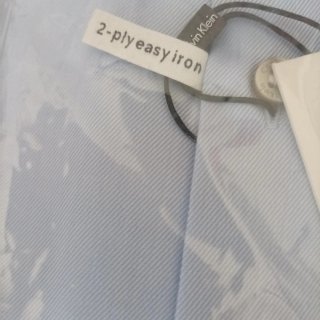 Camisa Calvin Klein azul fitted nueva con etiqueta
