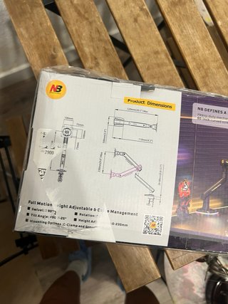 Supporto Monitor NB Ergonomic Meccanico