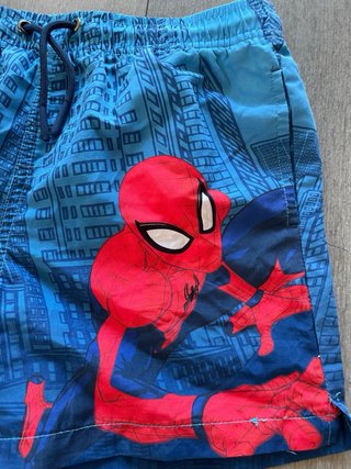 Bañador infantil azul estampado Spiderman