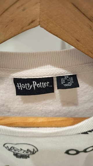 Sudadera Mujer Harry Potter Blanca