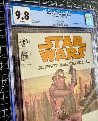 Comic gradeado CGC 9.8 - Star Wars: Zam Wesell