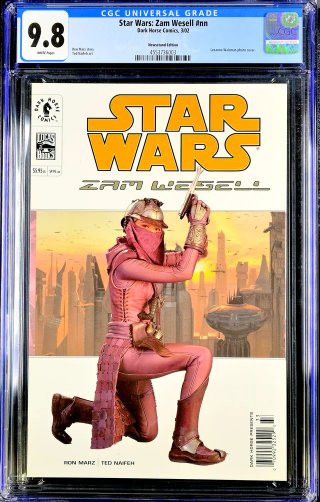 Comic gradeado CGC 9.8 - Star Wars: Zam Wesell