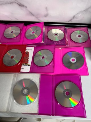 Lote 9 DVDs Barbie Películas Infantiles