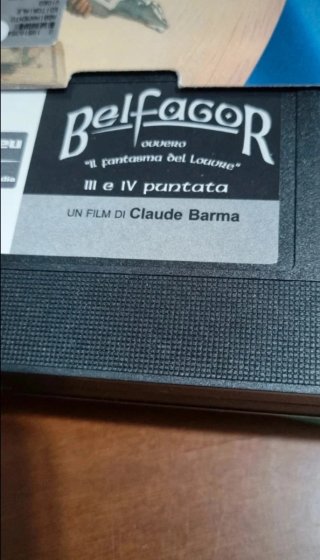 Set da 3 Vhs vintage del telefilm "Belfagor".