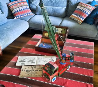 Juguete Meccano Antiguo Grúa Camión