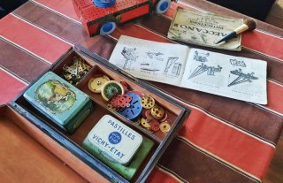 Juguete Meccano Antiguo Grúa Camión