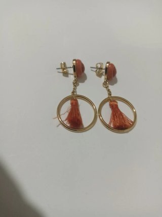 Orecchini Thun pendenti cuore e nappa