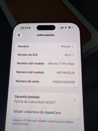 iPhone 17 Pro Max Naranja