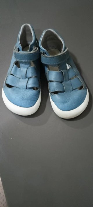 Zapatos respetuosos niño/niña azul sin plantillas