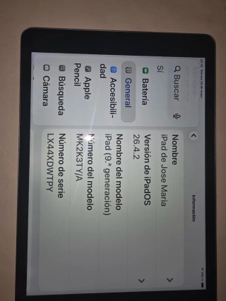iPad 9 Wifi 64GB Negro