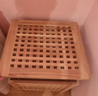 Mesa auxiliar IKEA HOL madera acacia
