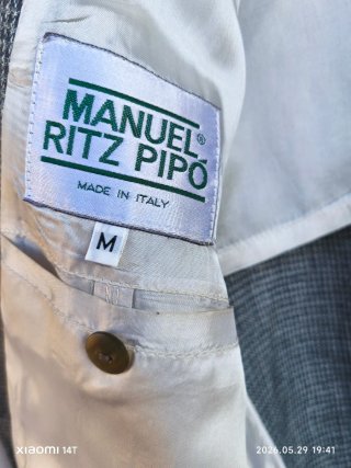 Giacca Vintage Manuel Ritz Pipò 100% Lino