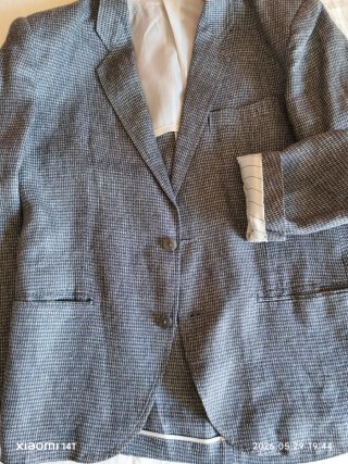 Giacca Vintage Manuel Ritz Pipò 100% Lino
