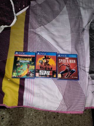 Juegos PS4: Rayman Legends, Red Dead Redemption 2,