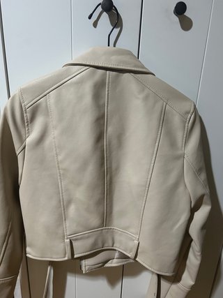 Chaqueta Biker Pull&Bear Beige