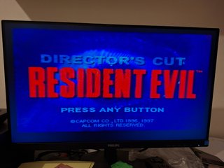 Ps1 pal UK 🇬🇧 Resident Evil Director's Cut + re2