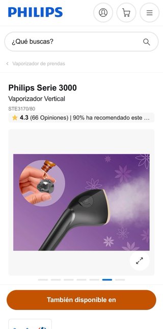 Centro de planchado vertical Philips Serie 3000