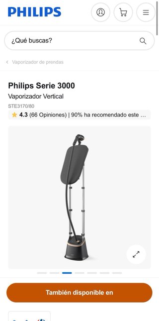 Centro de planchado vertical Philips Serie 3000