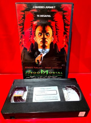VHS JUEGO MORTAL (Brainscan) 1994 Terror