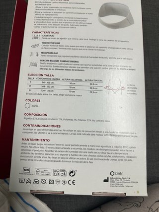 Faja Lumbo Abdominal Farmalastic Embarazo