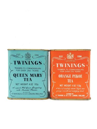 2 scatole Twinings Orange Pekoke e Queen Mary Tea