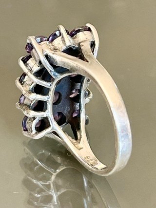 Anello Vintage Argento 925 Ametiste
