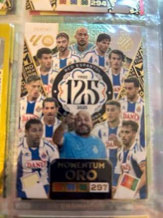 Álbum Panini Liga 40 con cartas
