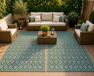 2 Alfombras Exterior Nuevas 120x180
