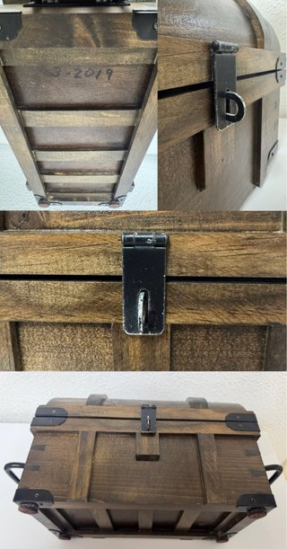 RARO COFRE AMERICANO PARA ONZAS DE PLATA PURA 999