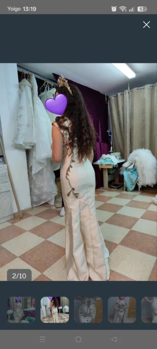 Vestido de fiesta nuevo sin estrenar echo por Isma