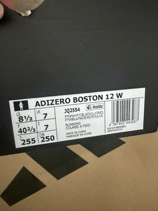 Adidas Adizero Boston 12 Scarpe Corsa Tg 40.5