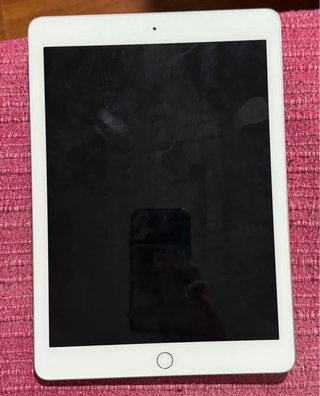 iPad Plata 32GB (6ª Gen) + funda + cargador