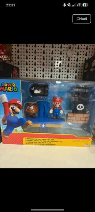 Set Diorama Super Mario Switchback Hill