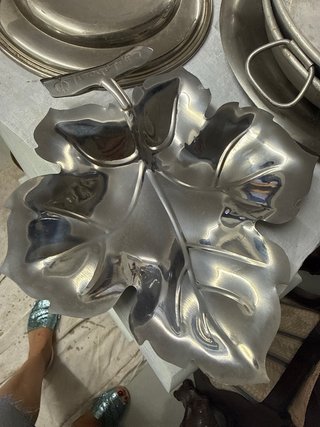Platos de metal vintage/ bandeja