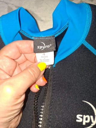 Traje Neopreno Niño Spyro Azul/Negro