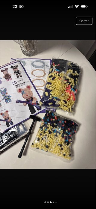 Bloques construcción osito con guitarra