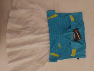 Conjunto Bullpadel azul y verde