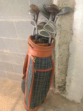 Bolsa de golf con palos
