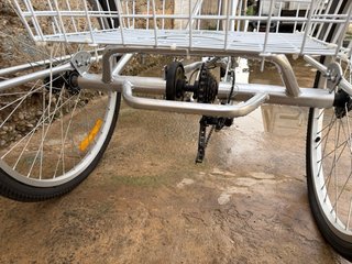 Triciclo Adulto 3 Ruedas Plata - Nuevo