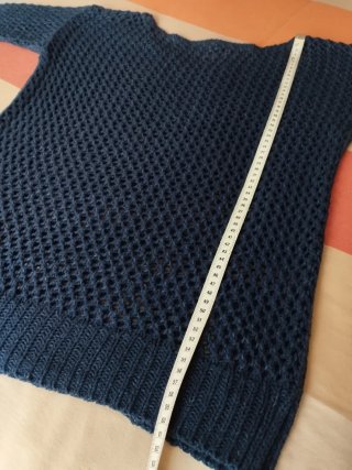 Jersey calado azul
