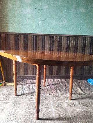 Mesa comedor extensible madera